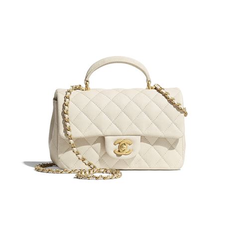 chanel mini flap bag with top handle beige|chanel mini classic flap bag.